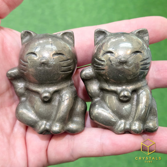 Pyrite Fortune Cat