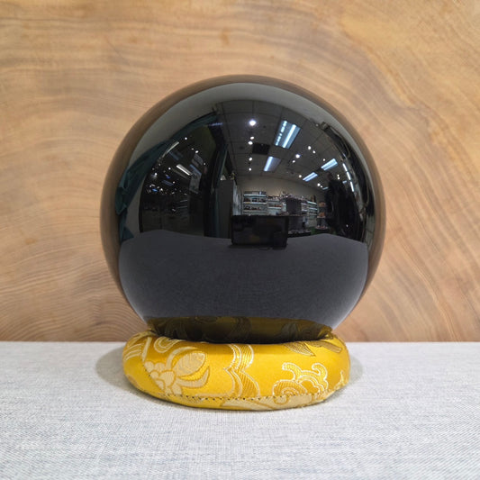 Black Obsidian Sphere- 15cm *Super Shinny!*