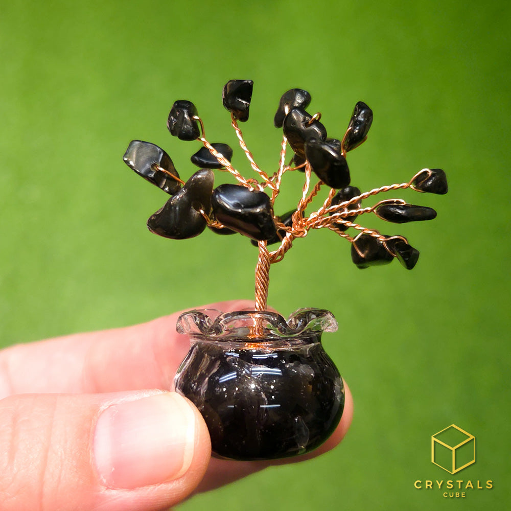 Tree of Abundance - Black Obsidian
