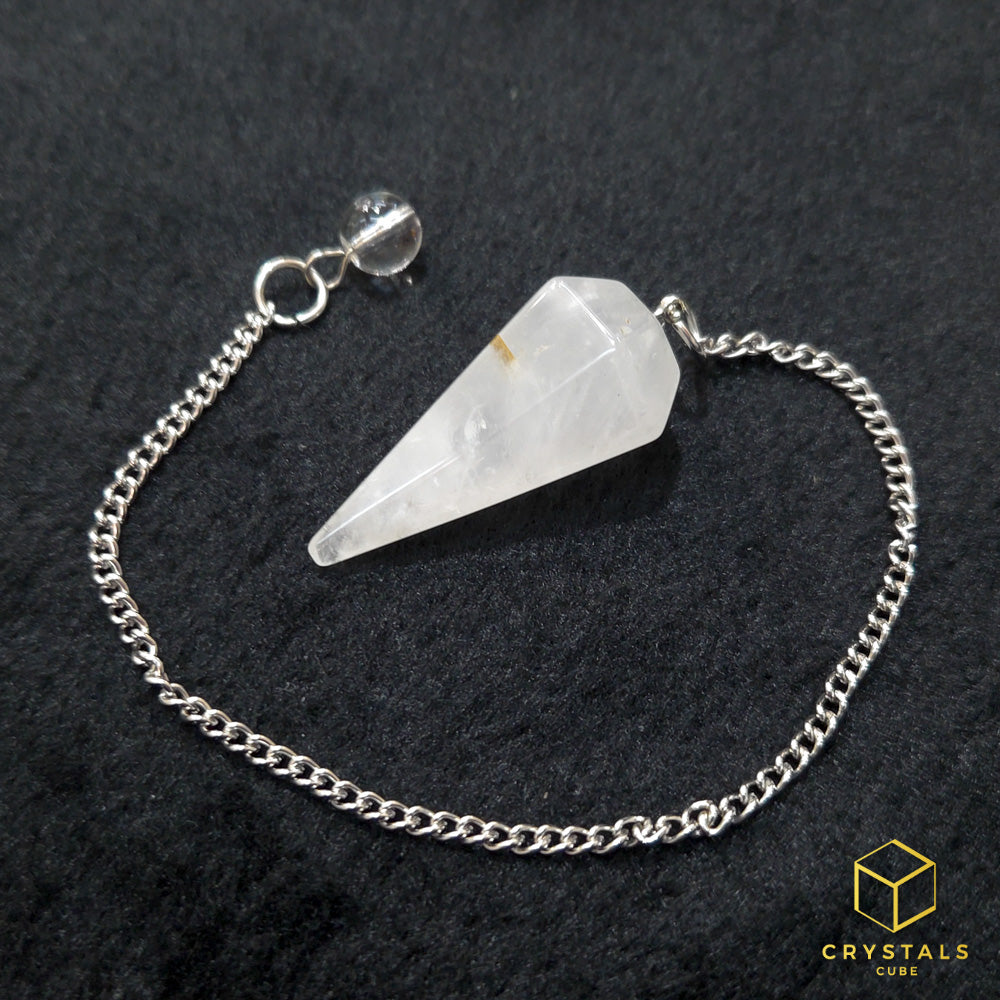 Clear Quartz Pendulum