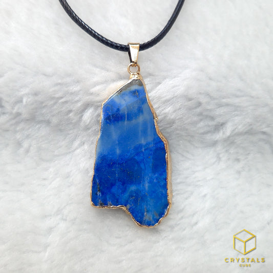 Lapis Lazuli Slice Pendant