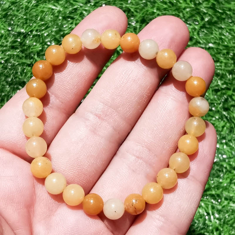 Yellow Jade (Dark) Bracelet