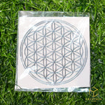 Load image into Gallery viewer, Flower of life &amp; Metatron’s Cube - Metal Energy Sticker
