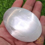 Load image into Gallery viewer, Selenite Palm Stone
