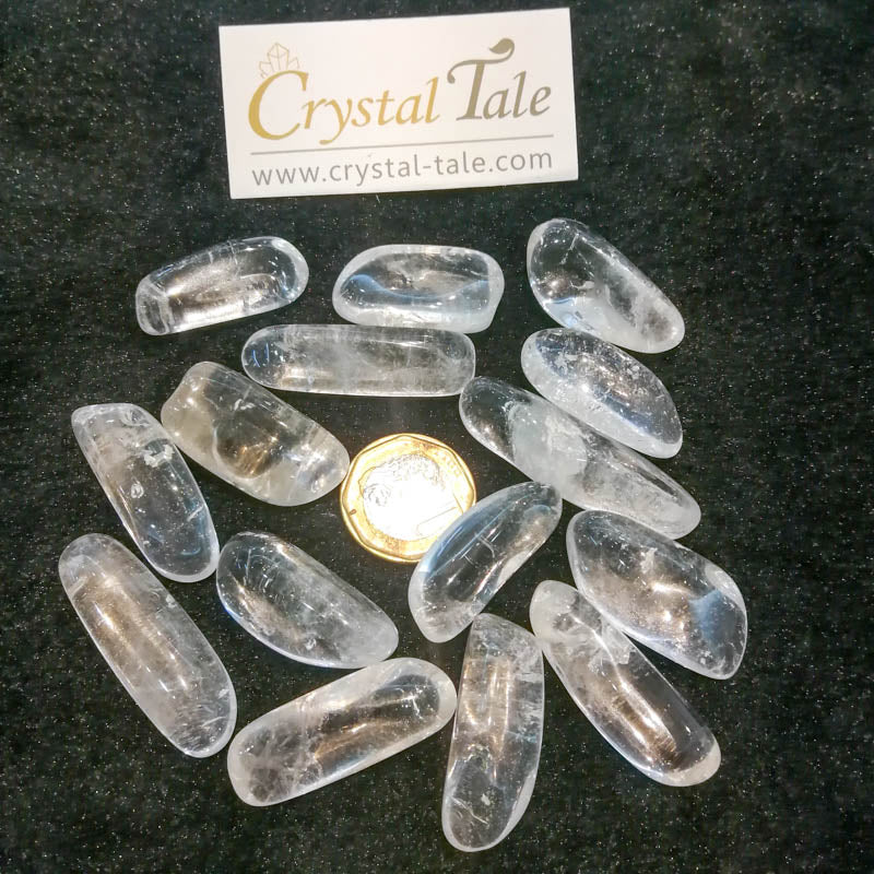 Clear Quartz Tumble (Natural Points)