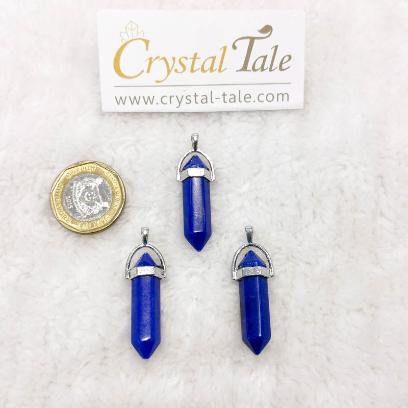 Lapis Double Point Pendant