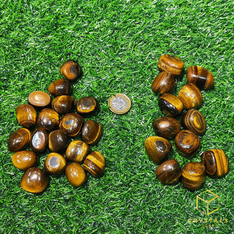 Tiger's Eye Tumble - Premium