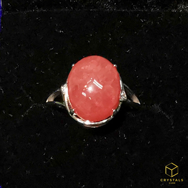 Rhodochrosite Ring