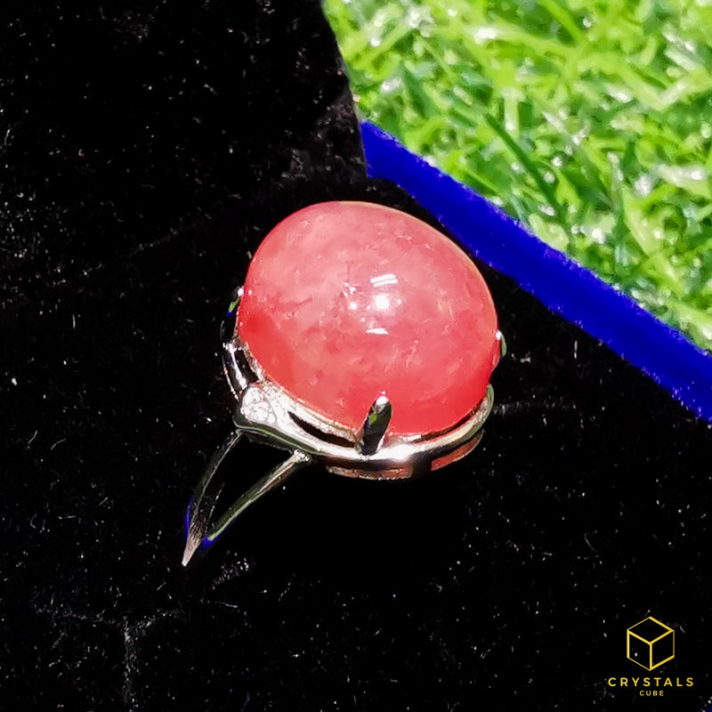 Rhodochrosite Ring