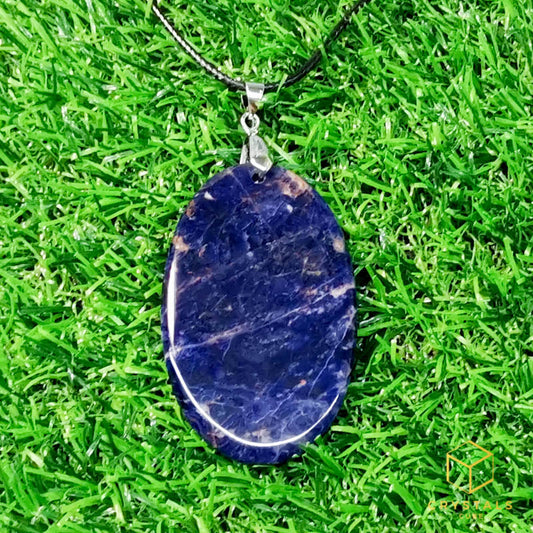 Sodalite Oval Pendant - Big