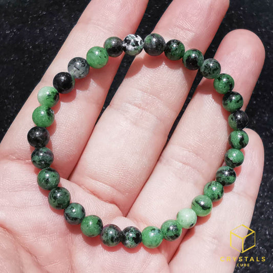 Ruby Zoisite ( Anyolite) Bracelet