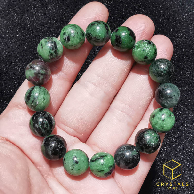 Ruby Zoisite ( Anyolite) Bracelet