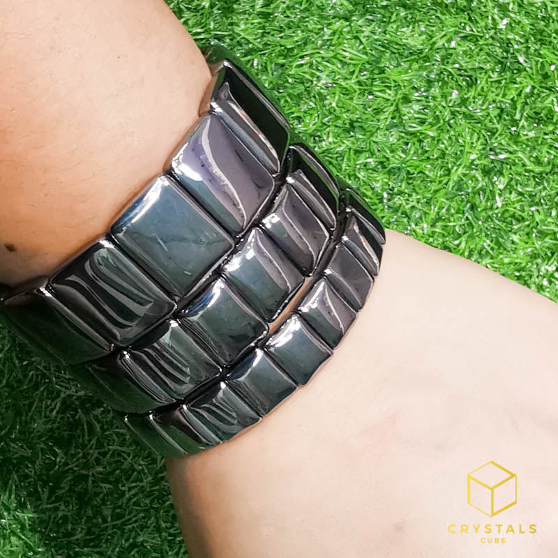 Terahertz Stone Flat Bracelet