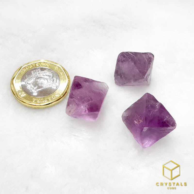 Fluorite (Purple) Diamond Raw