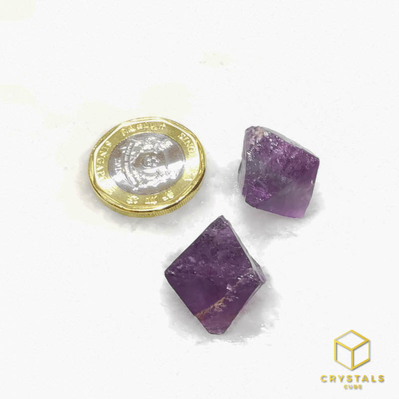 Fluorite (Purple) Diamond Raw