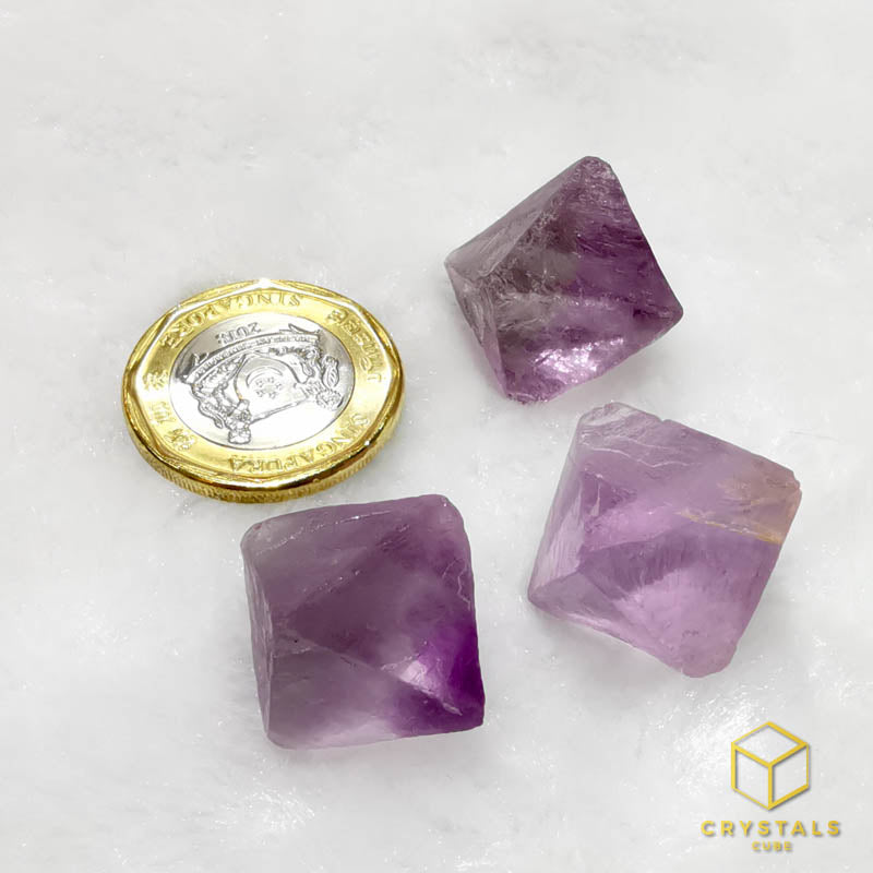 Fluorite (Purple) Diamond Raw