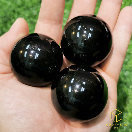 Black Obsidian Sphere- 4cm