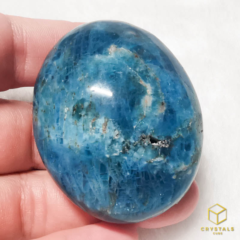 Apatite (Blue/Teal) Palm Stone