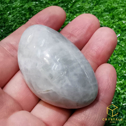 Rainbow Moonstone Palm Stone