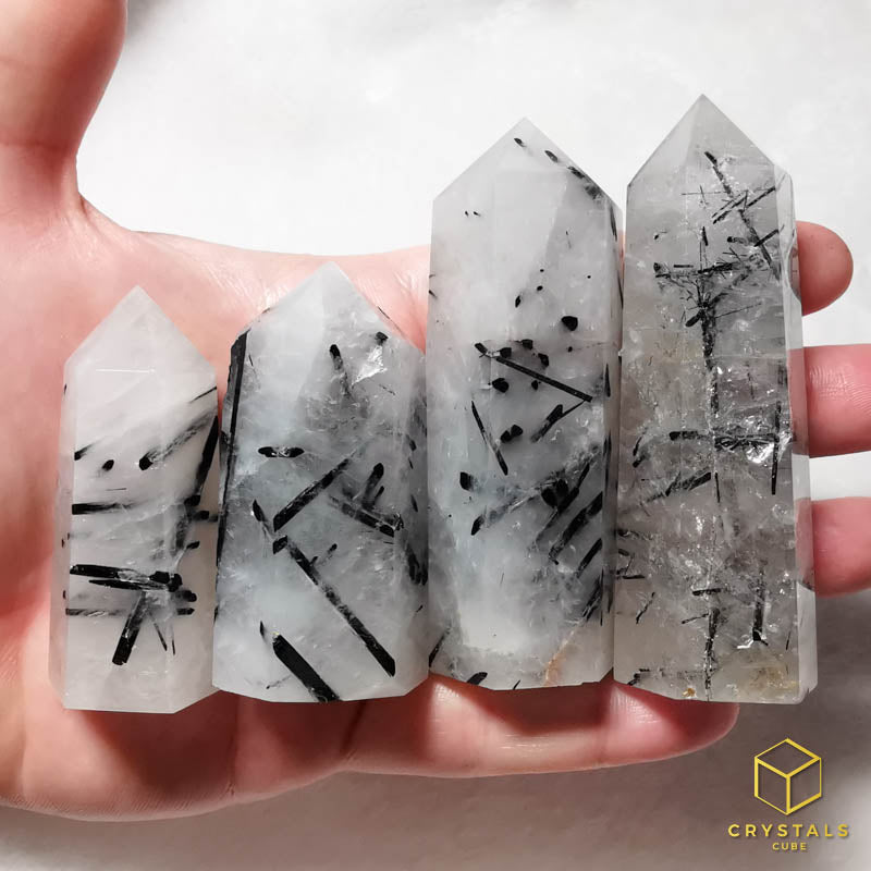 Black Rutile (Tourmalinated Quart) Point – Crystal Tale