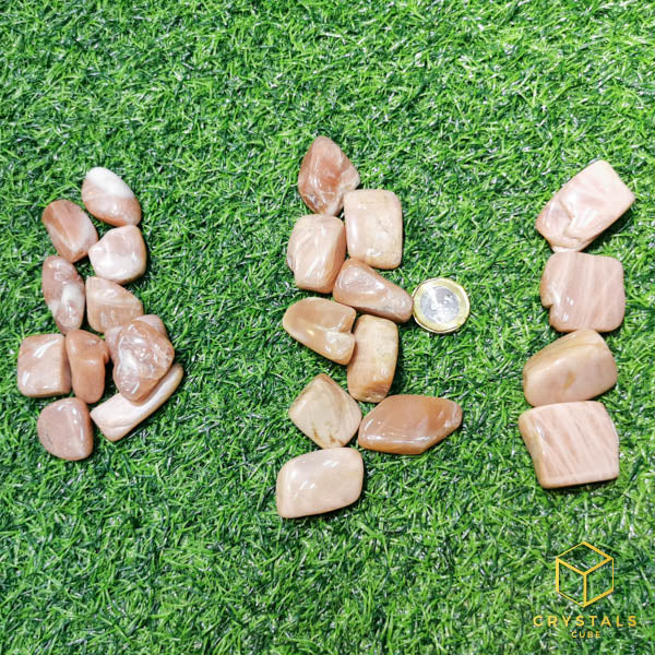 Peach Moonstone / Sunstone Tumble