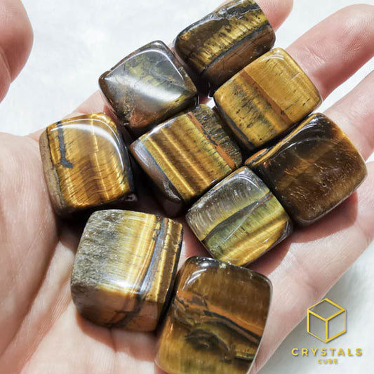 Tiger's Eye Cube Tumble
