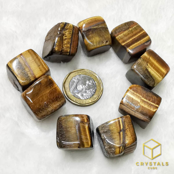 Tiger's Eye Cube Tumble