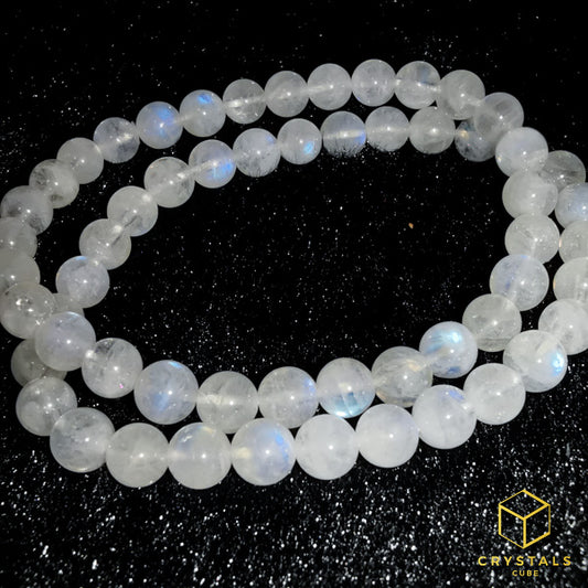 Rainbow Moonstone*** Bracelet 6-6.5mm