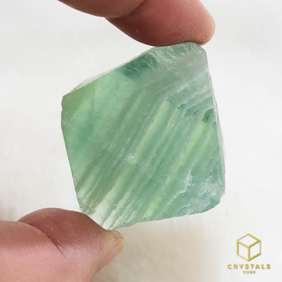 Fluorite (Green) Diamond Raw