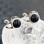 Load image into Gallery viewer, Stainless Steel Crystal Ring - Rose Quartz, Tiger&#39;s Eye, Carnelian &amp; Onyx
