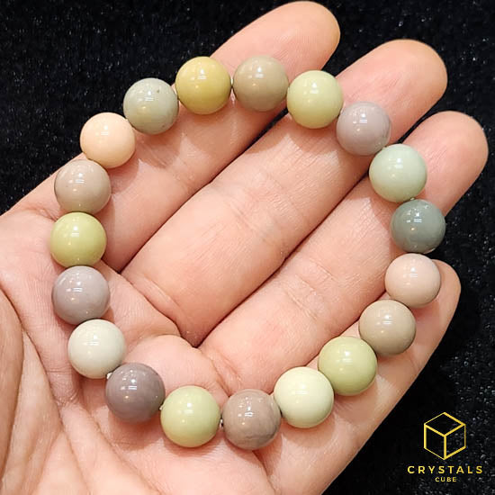 Macaron Alashan Agate Bracelet