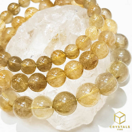 Golden Rutilated Quartz*** Bracelet