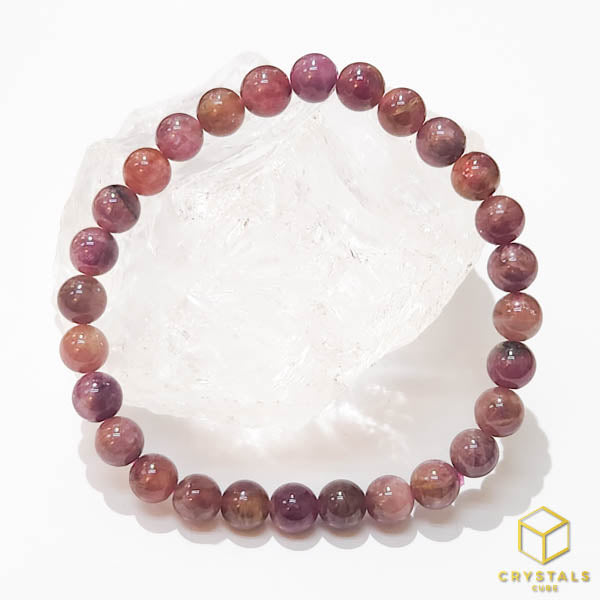 Pink/Red Tourmaline Bracelet