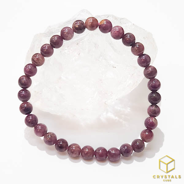 Pink/Red Tourmaline Bracelet