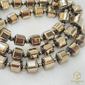 Pyrite Cube Bracelet