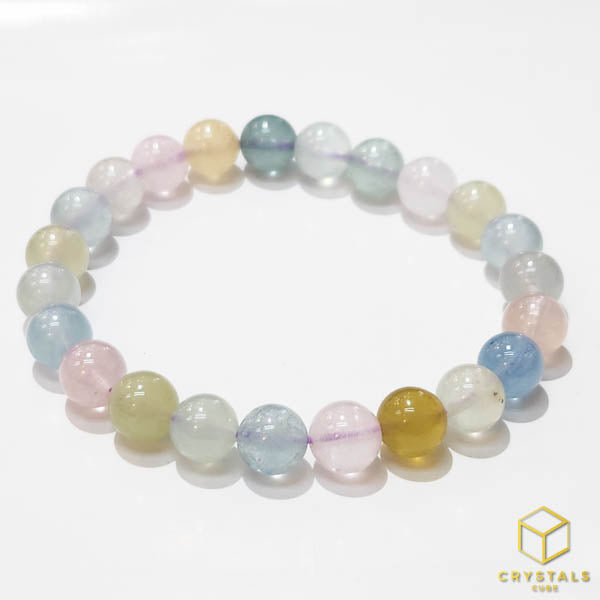 Beryl*** (Aquamarine & Morganite) Bracelet 8.5-9mm