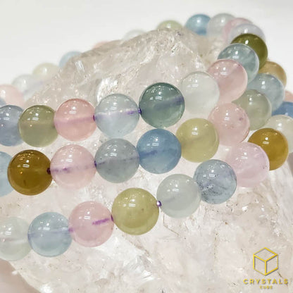 Beryl*** (Aquamarine & Morganite) Bracelet 8.5-9mm
