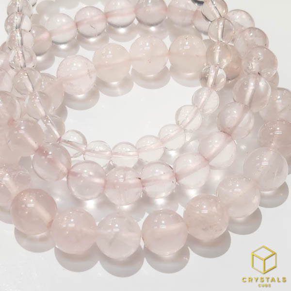 Rose Quartz Bracelet - Love & Emotional Harmony - Minera Emporium Crystal &  Mineral Shop