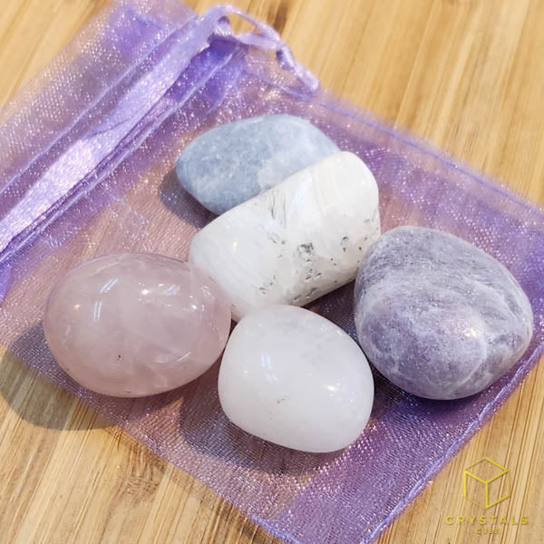 ENCHANTED Inner Peace Crystal Pouch