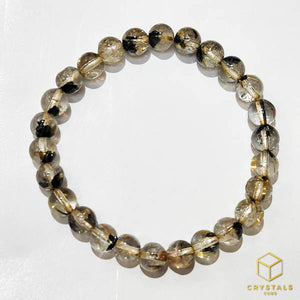 Golden Rutilated Quartz*** Bracelet - Clear