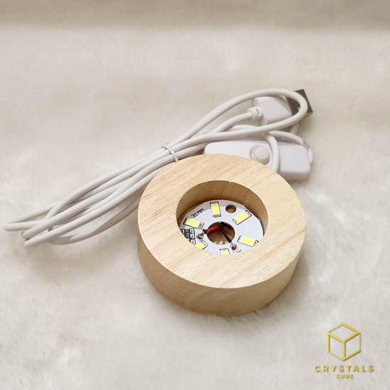 Selenite Point LED Lamp