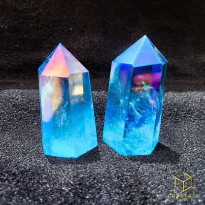 Aqua Aura Quartz Point LED Lamp