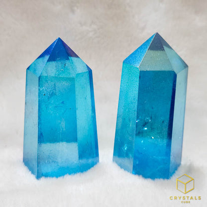 Aqua Aura Quartz Point LED Lamp