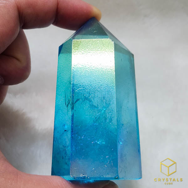 Aqua Aura Quartz Point LED Lamp