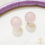 Load image into Gallery viewer, Rose Quartz* Ear Stud
