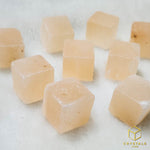 Load image into Gallery viewer, Peach Selenite Cube Tumble

