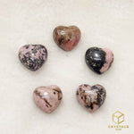 Load image into Gallery viewer, Mini Crystal Heart - Amethyst, Rose Quartz, Green Aventurine, Rhodonite &amp; Fluorite

