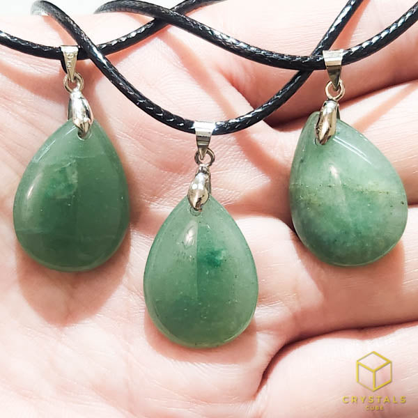 Green Aventurine Teardrop Pendant