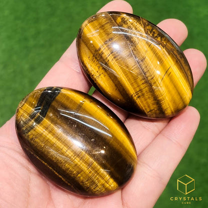 Tiger's Eye Palm Stone