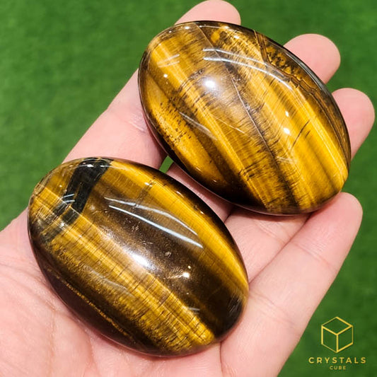 Tiger's Eye Palm Stone